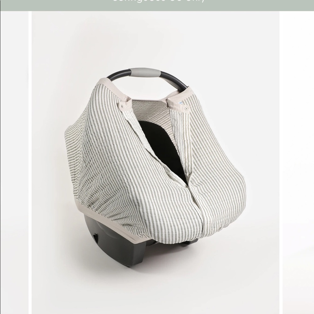 Little Unicorn Muslin car seat canopy